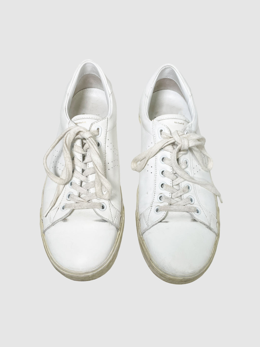 Celine 'Triomphe' Leather Sneakers - Size 39