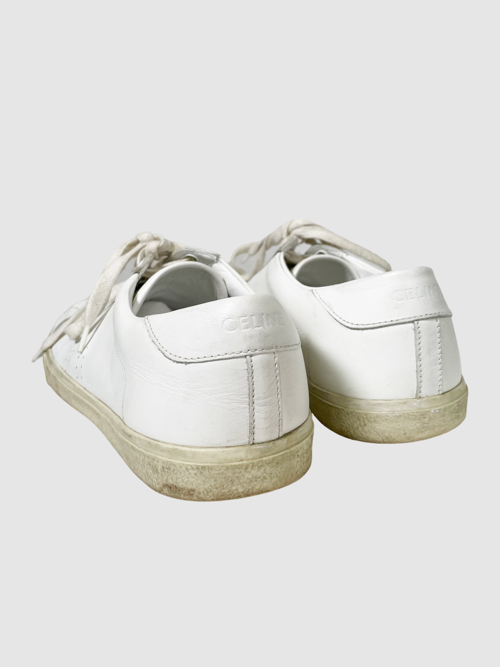 Celine 'Triomphe' Leather Sneakers - Size 39