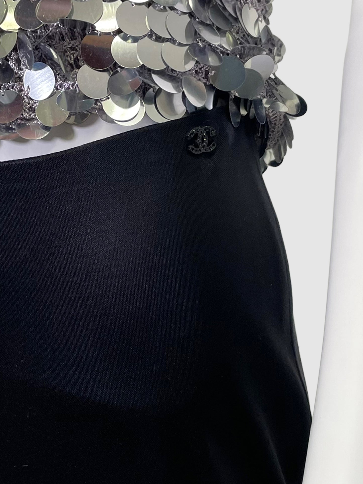 Chanel Silk Maxi Skirt - Size 38