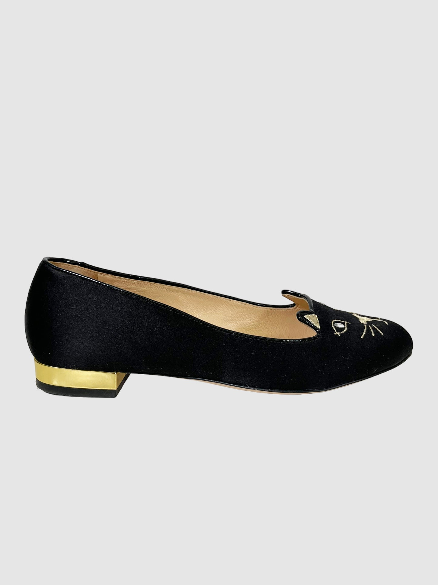 Charlotte Olympia Satin Loafers - Size 38