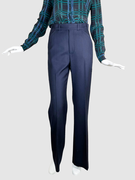 Wool Flare Trousers - Size 36