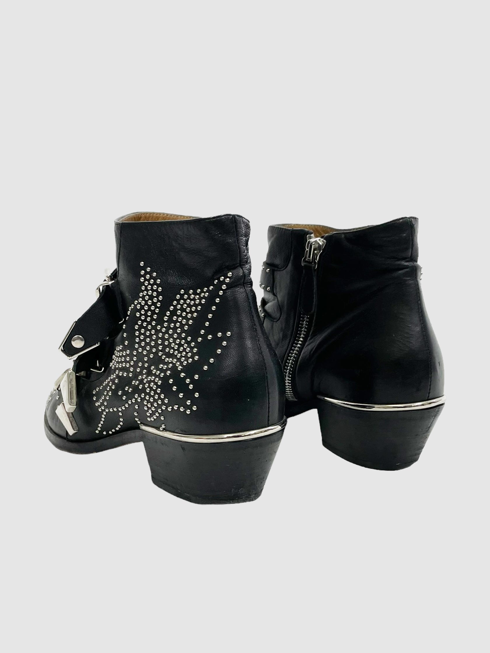 Susanna Studded Ankle Boots - Size 36.5