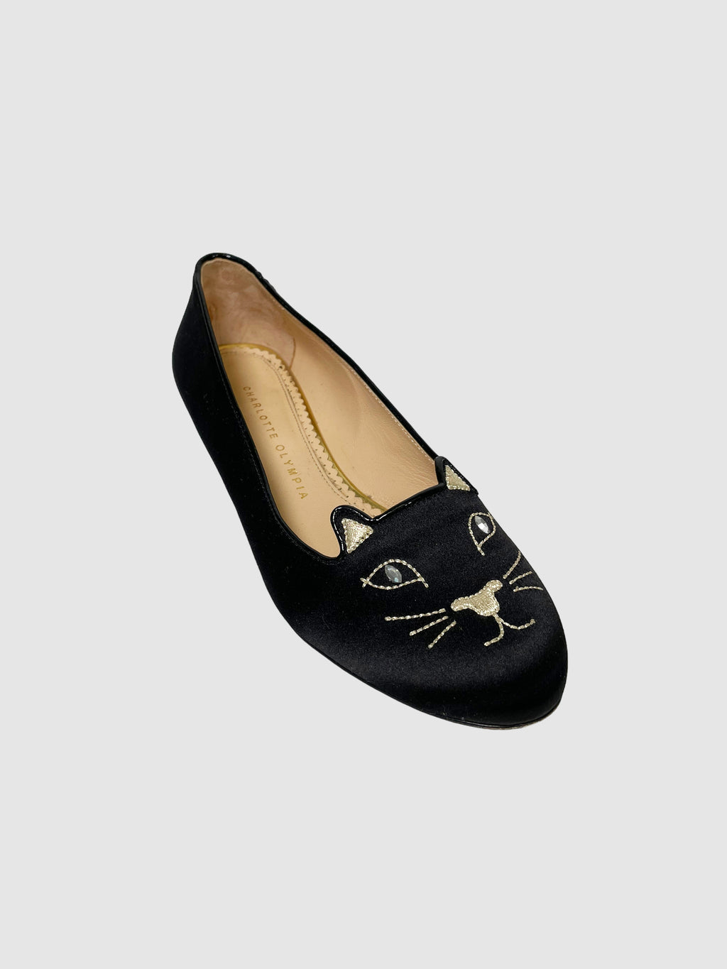 Charlotte Olympia Satin Loafers - Size 38