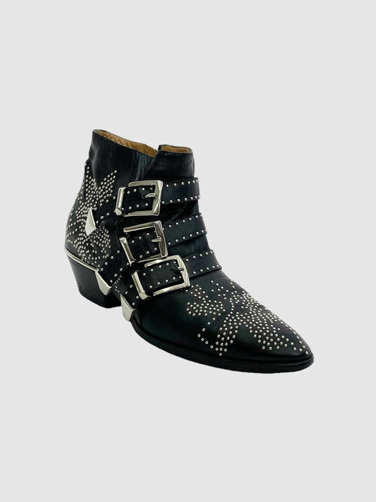Susanna Studded Ankle Boots - Size 36.5