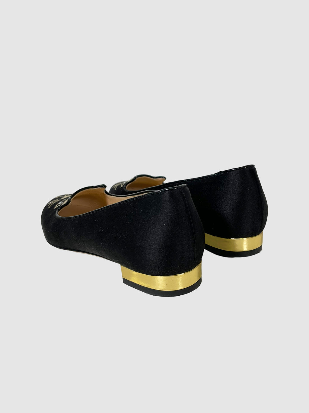 Charlotte Olympia Satin Loafers - Size 38