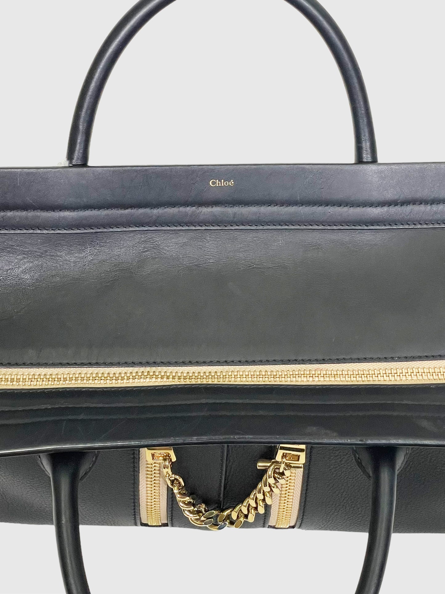 Chloe Cate Small Zipper Tote Bag