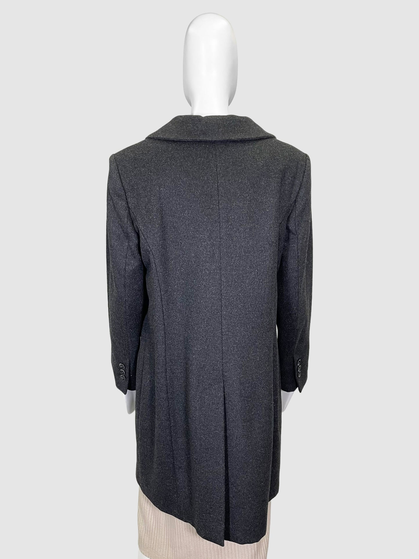 David Findlay Tailored Wool Coat - Size L