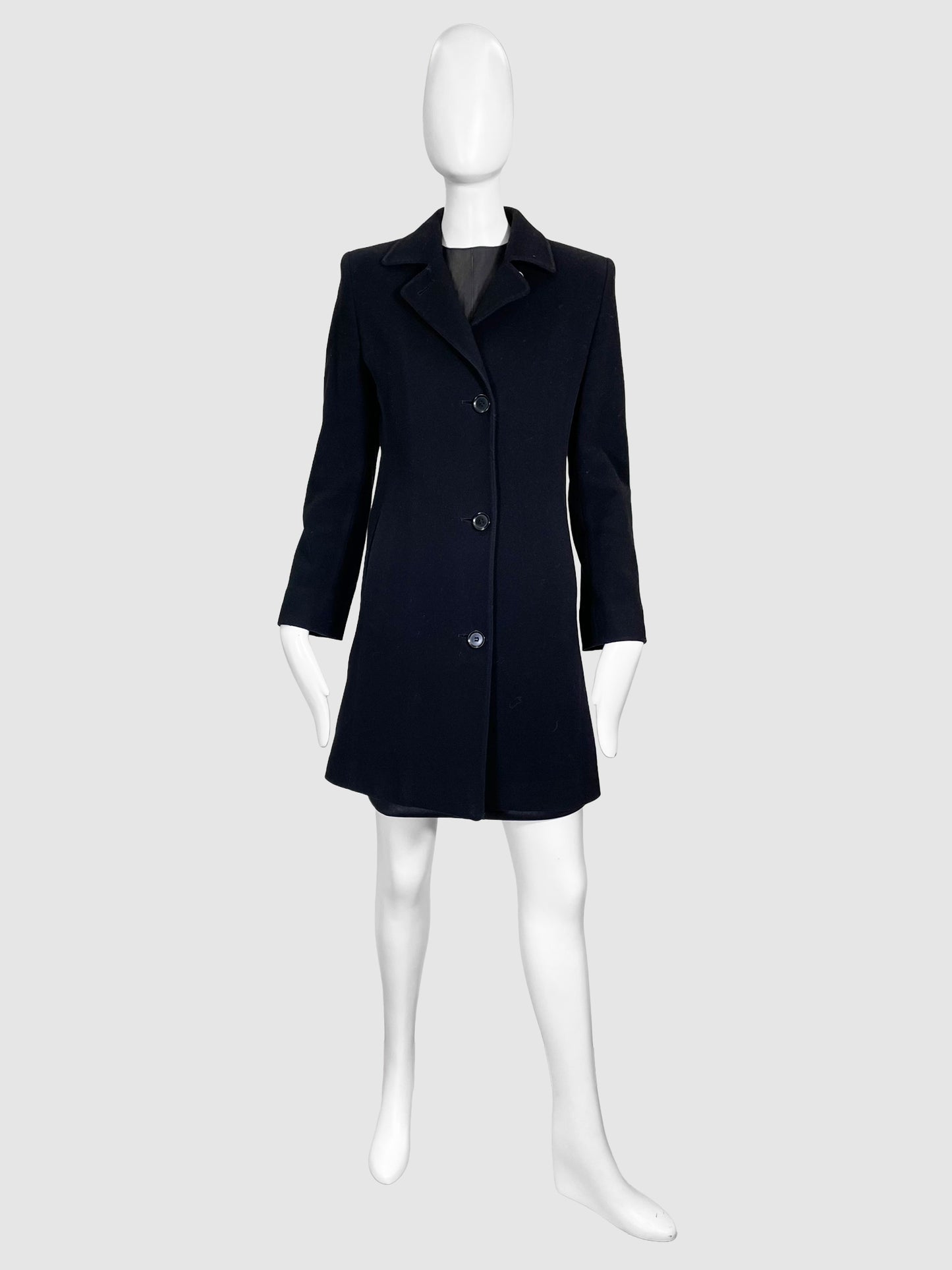 Tailored Wool Coat - Size 2