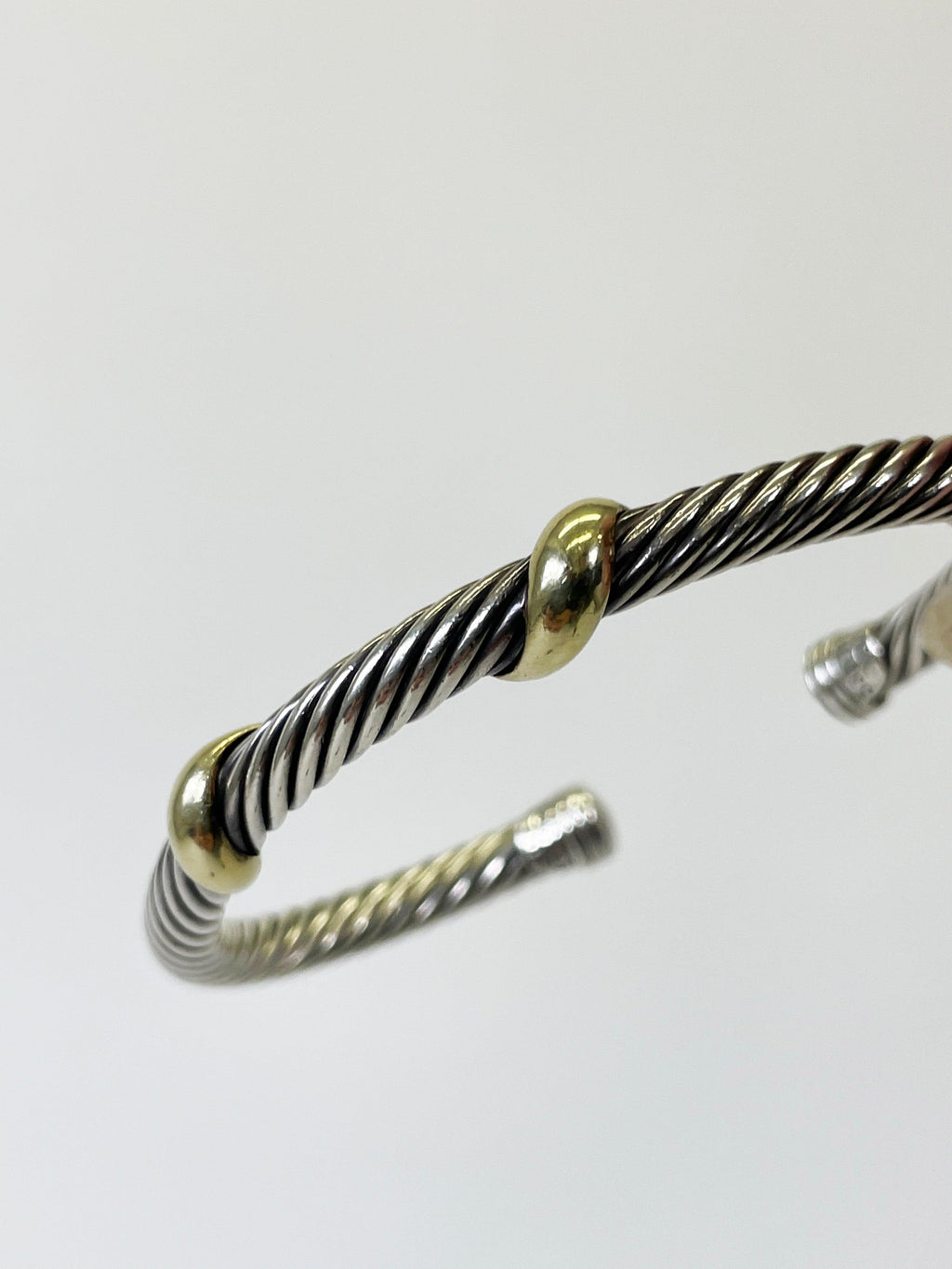 David Yurman Two-Tone Cable Cuff - Second Nature Boutique