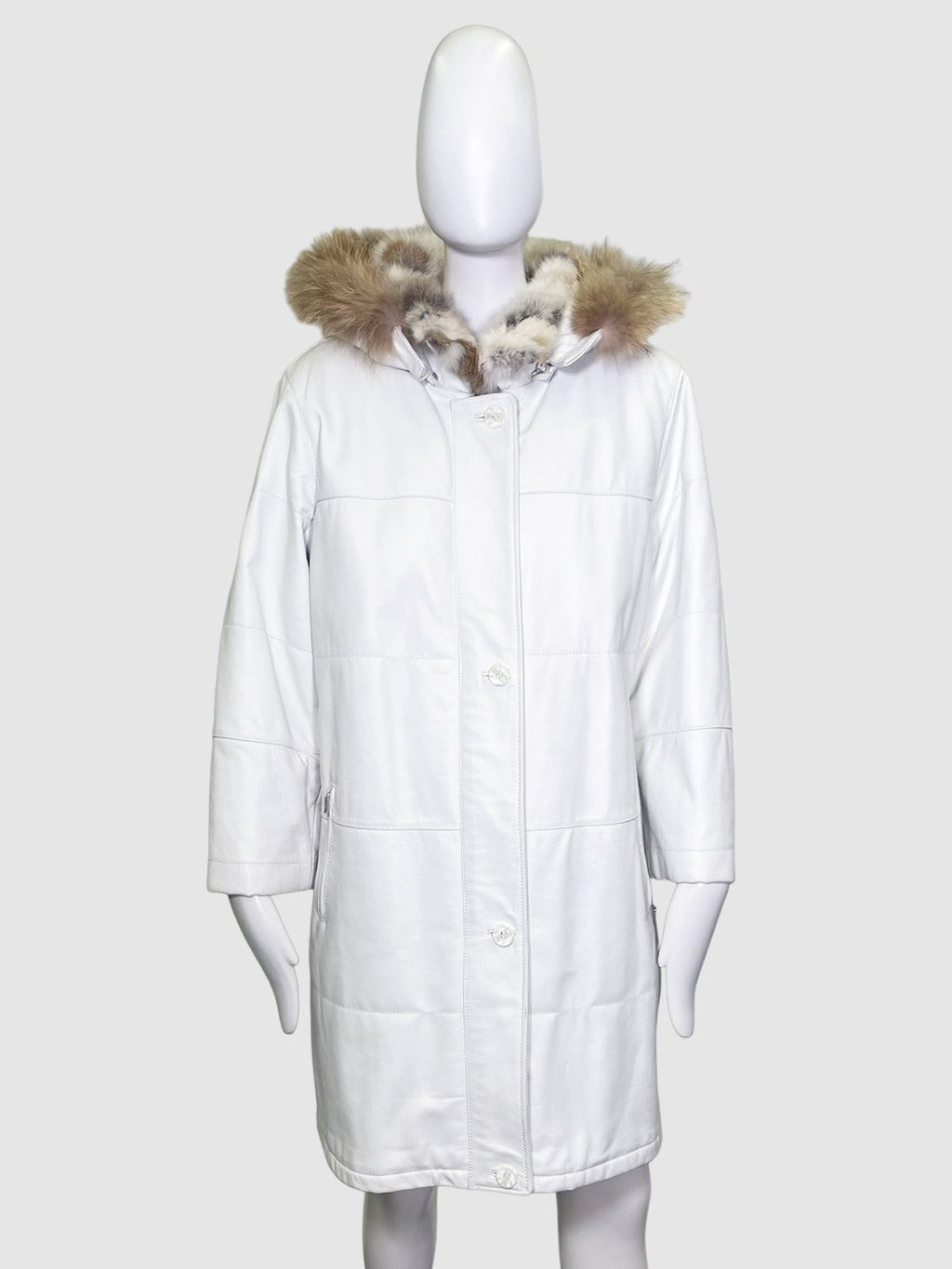 Danier Leather Cost with Fur Lining - Size XL