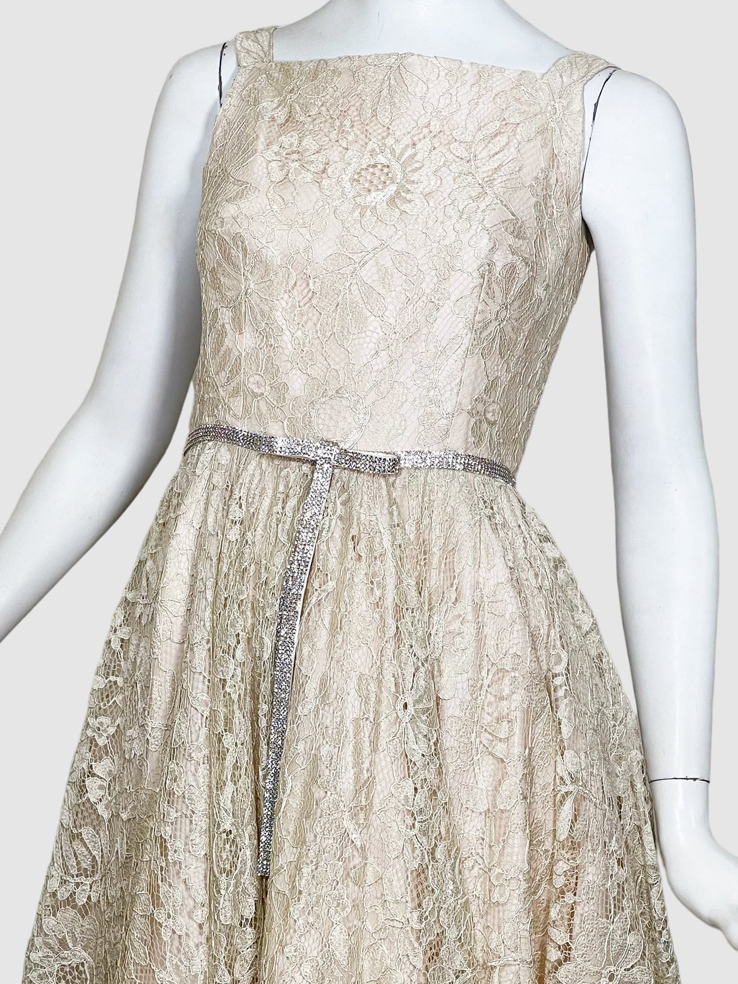Dolce & Gabbana Lace Maxi Dress - Size 40