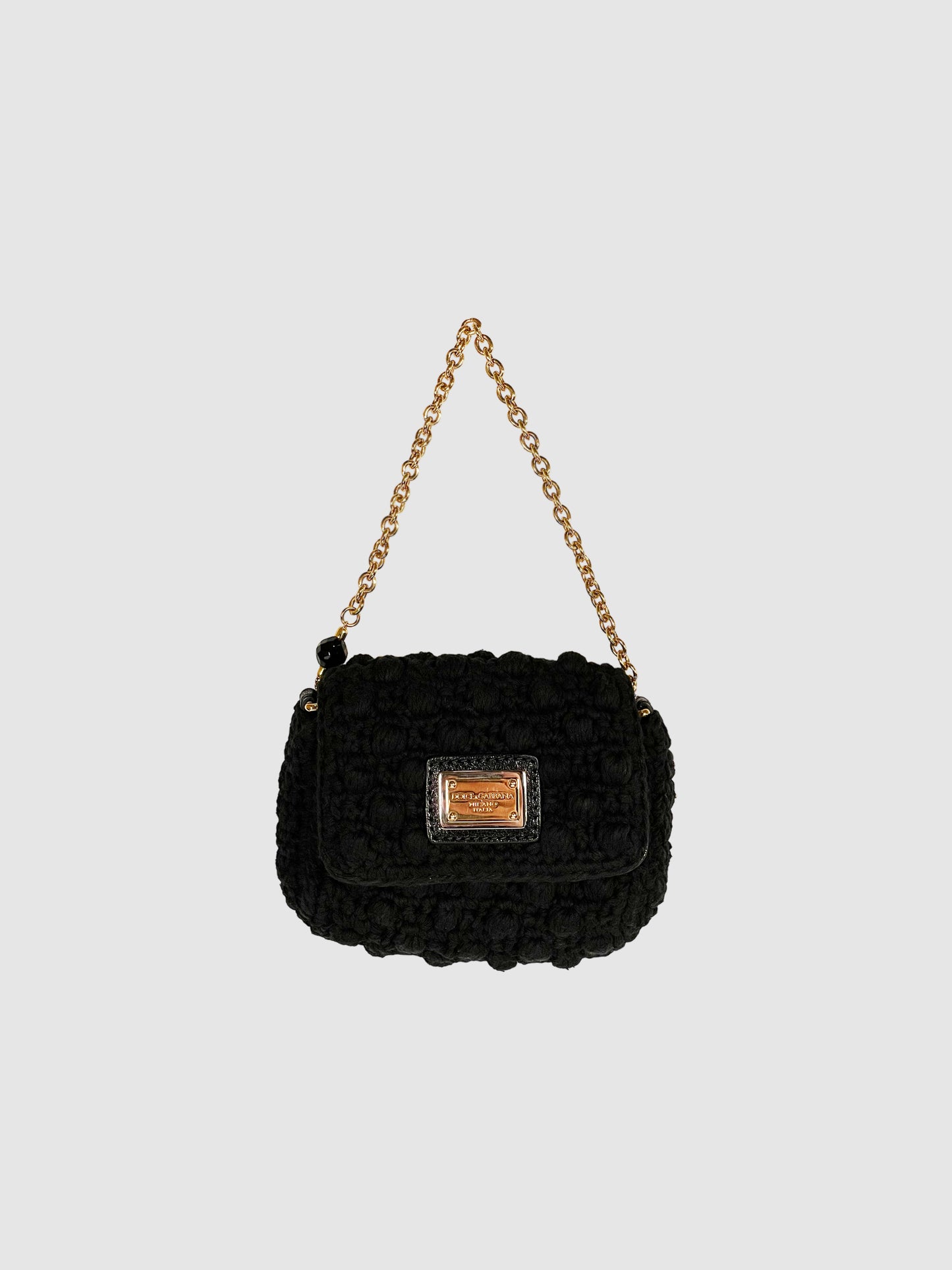 Dolce & Gabbana Mini Wool Handbag