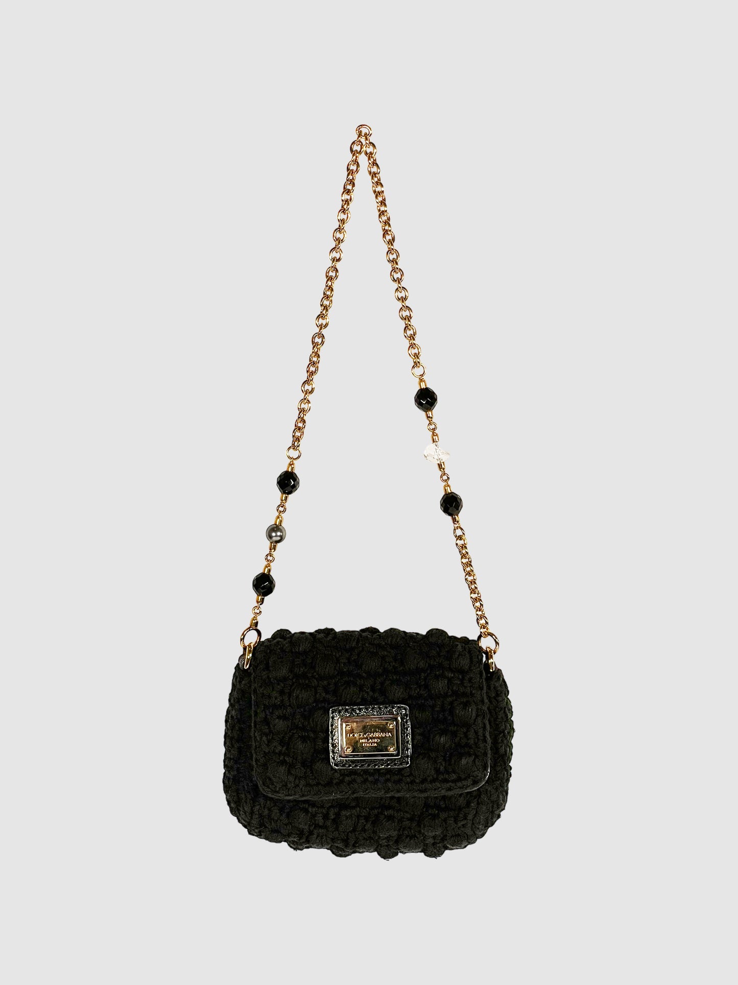 Dolce & Gabbana Mini Wool Handbag