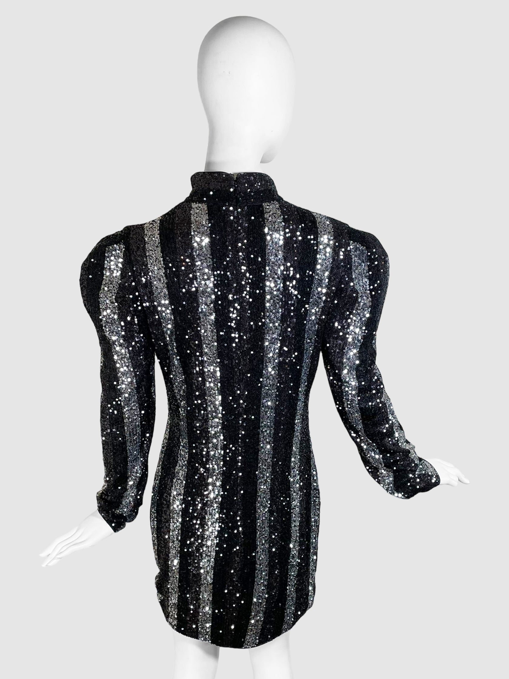 Cutout Sequin Mini Dress - Size XL