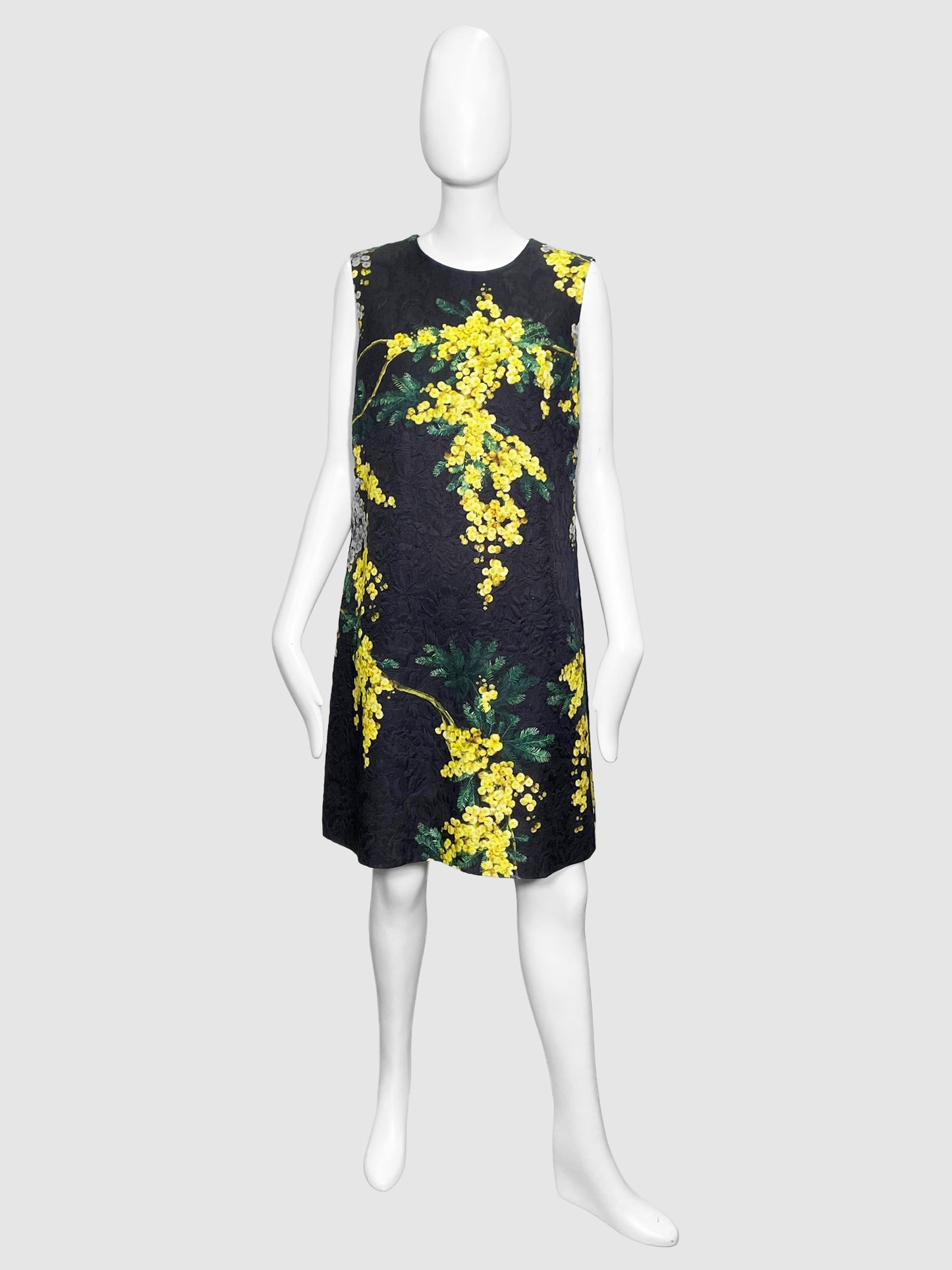 Dolce & Gabbana Floral Sleeveless Dress - Size 46