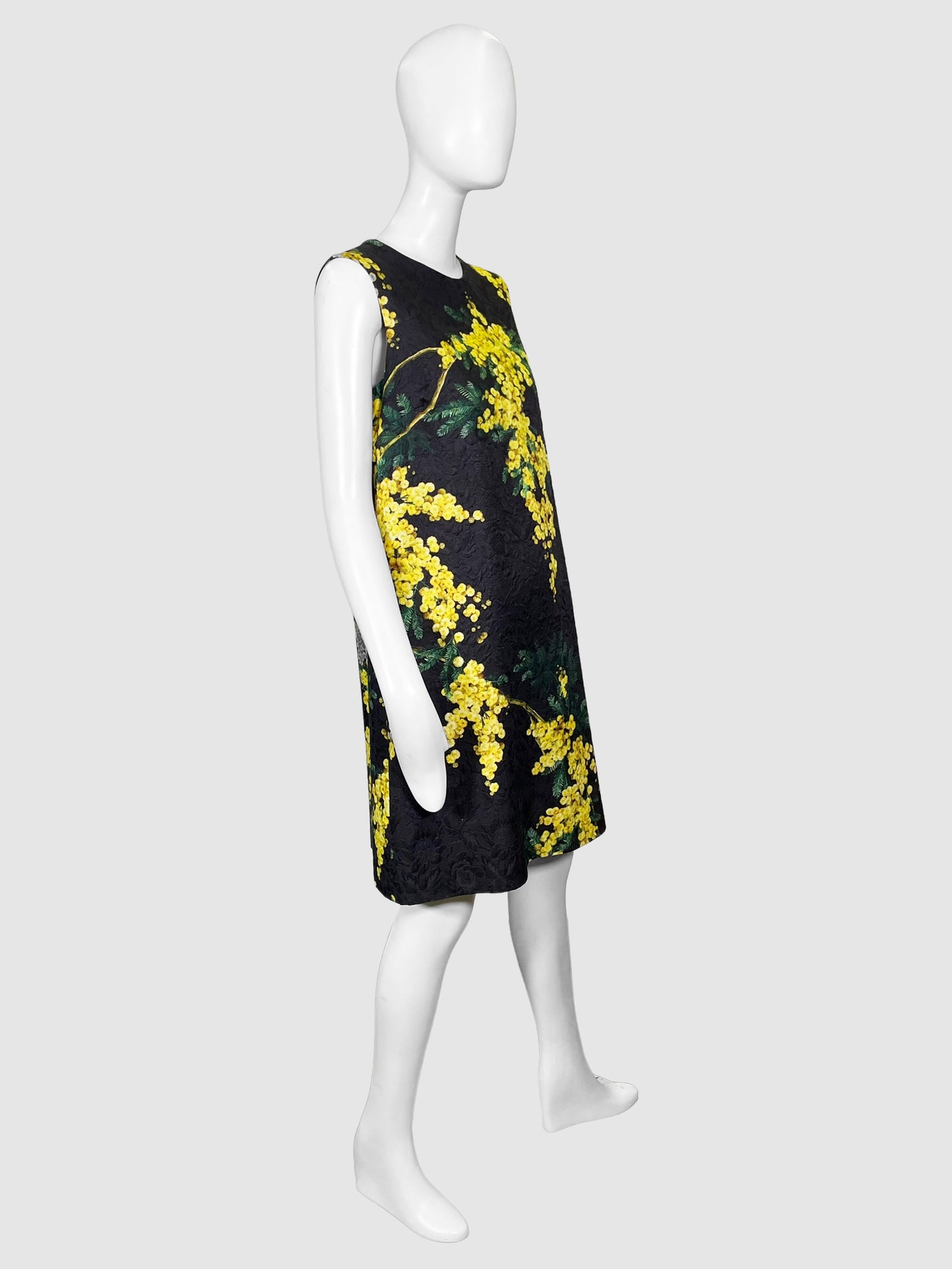 Dolce & Gabbana Floral Sleeveless Dress - Size 46