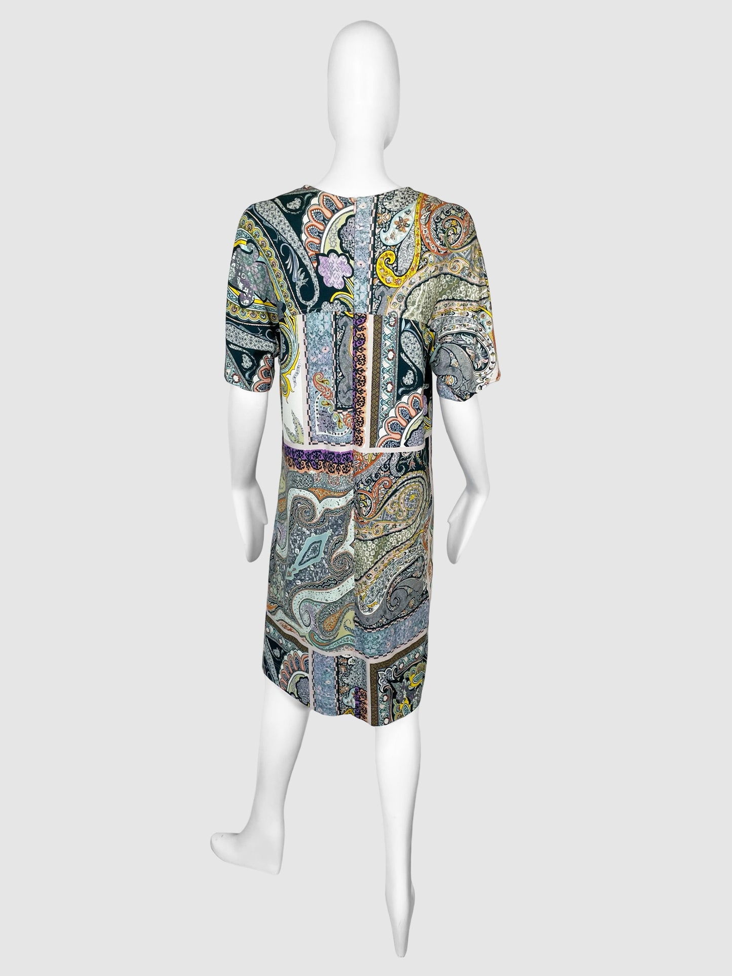 Etro Paisley Print Midi Dress - Size 48