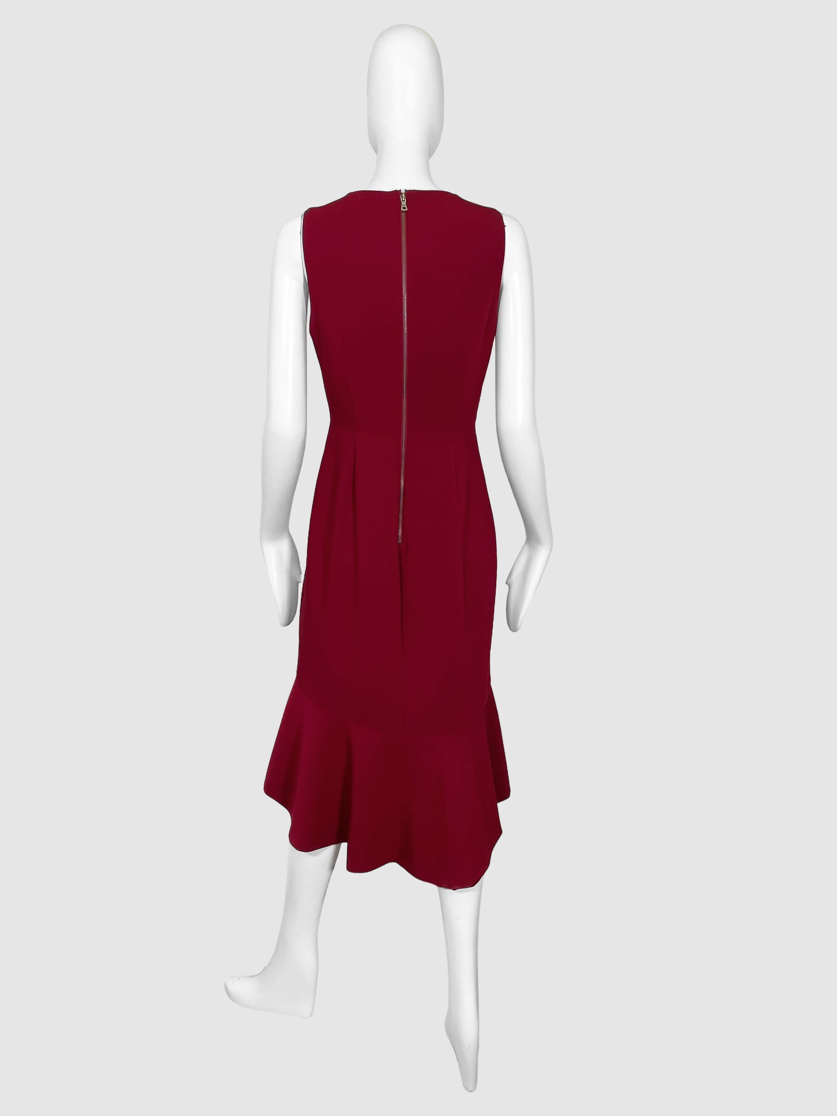 Sleeveless Flare Midi Dress - Size 6