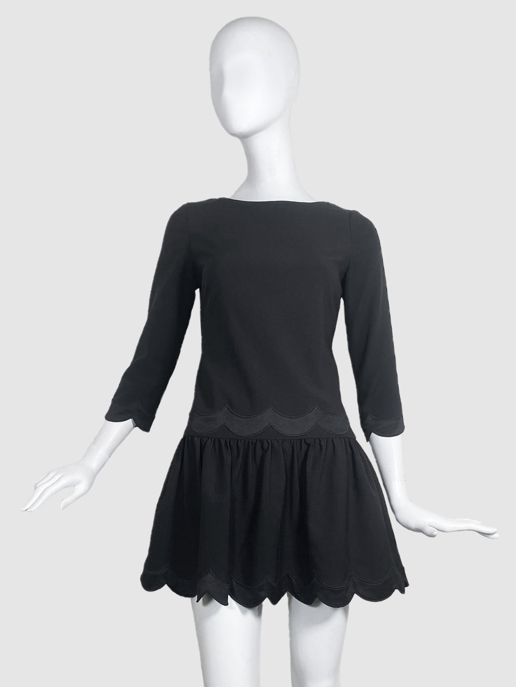 Scallop Mini Dress - Size S