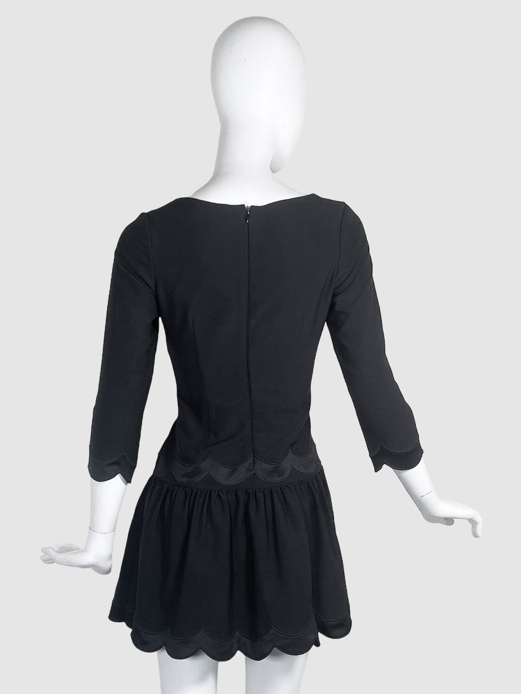 Scallop Mini Dress - Size S