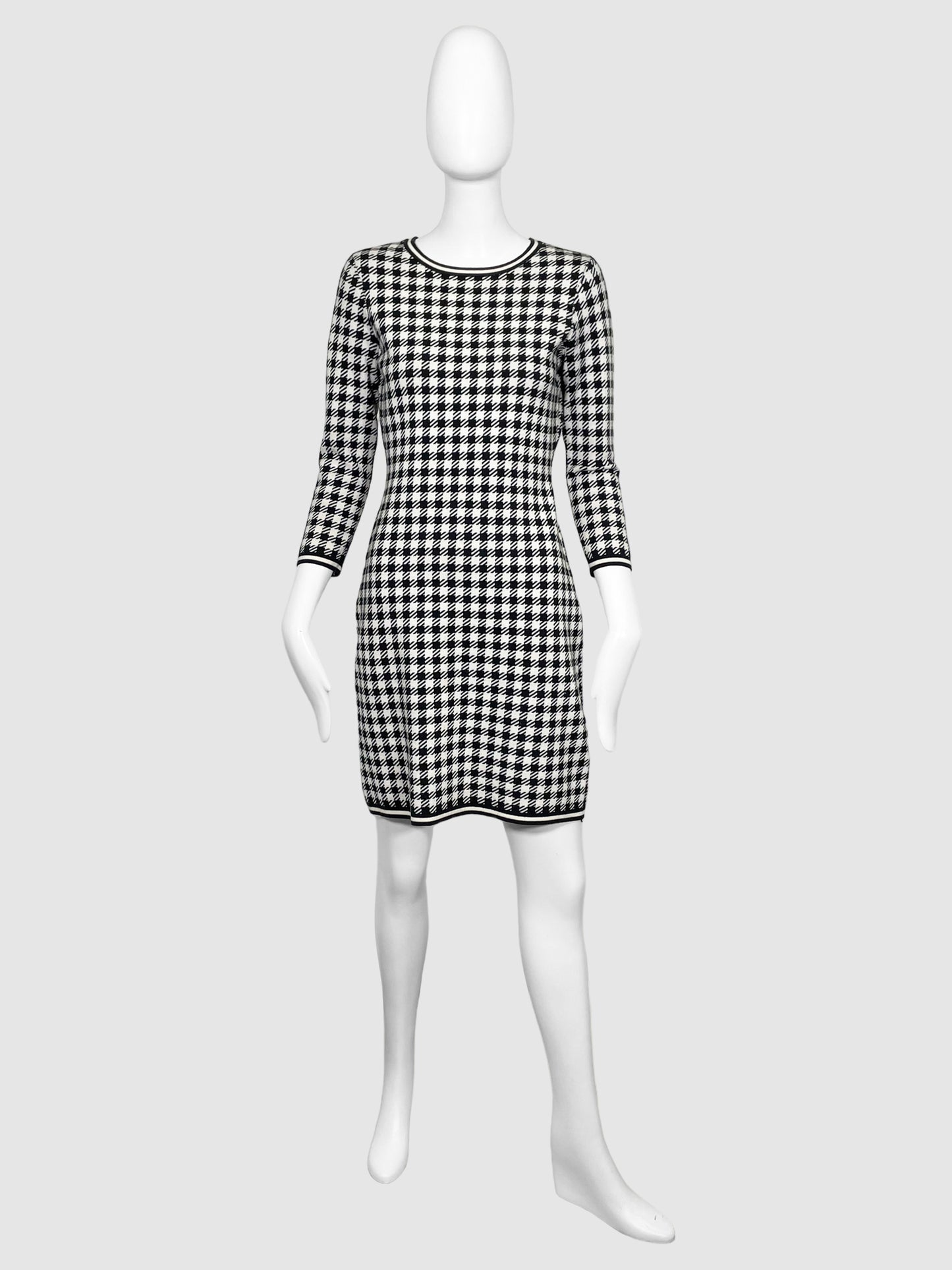 Ralph Lauren Houndstooth Print Dress - Size S
