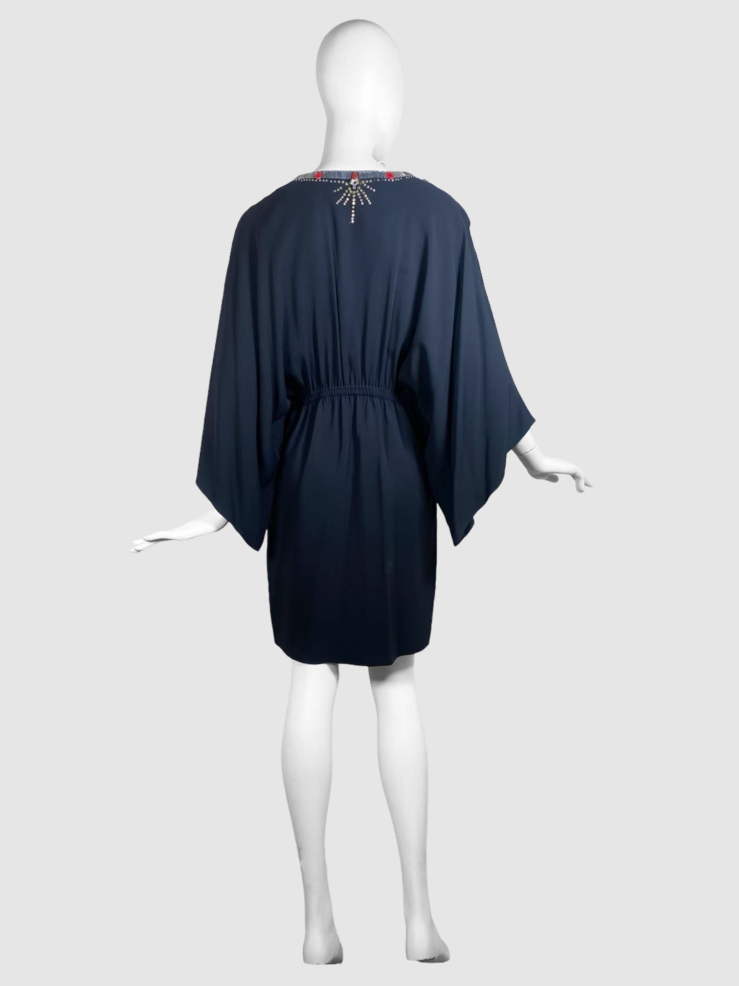 Emilio Pucci Beaded Black Dress - Size S/M
