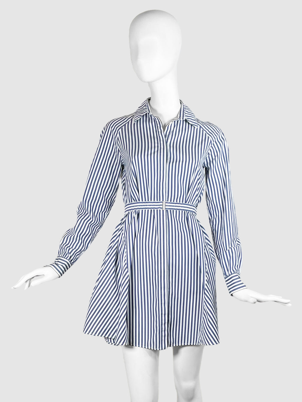 Stripe Shirt Dress - Size S/M