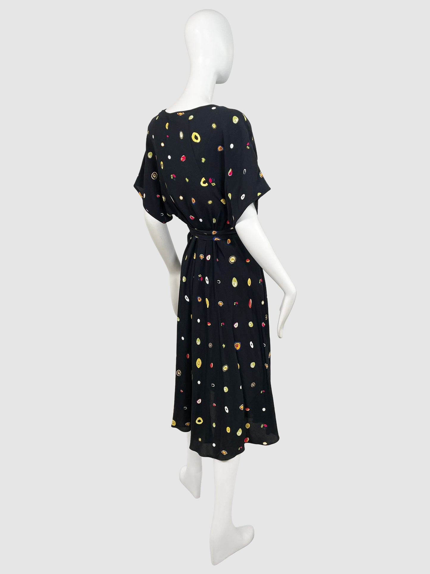 Diane Von Furstenberg Wrap Midi Dress - Size 4