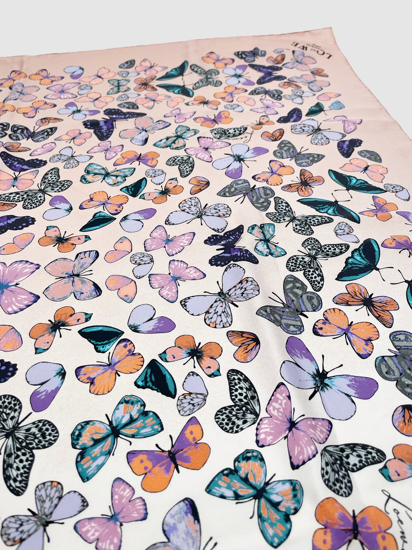Loewe Butterfly Silk Scarf