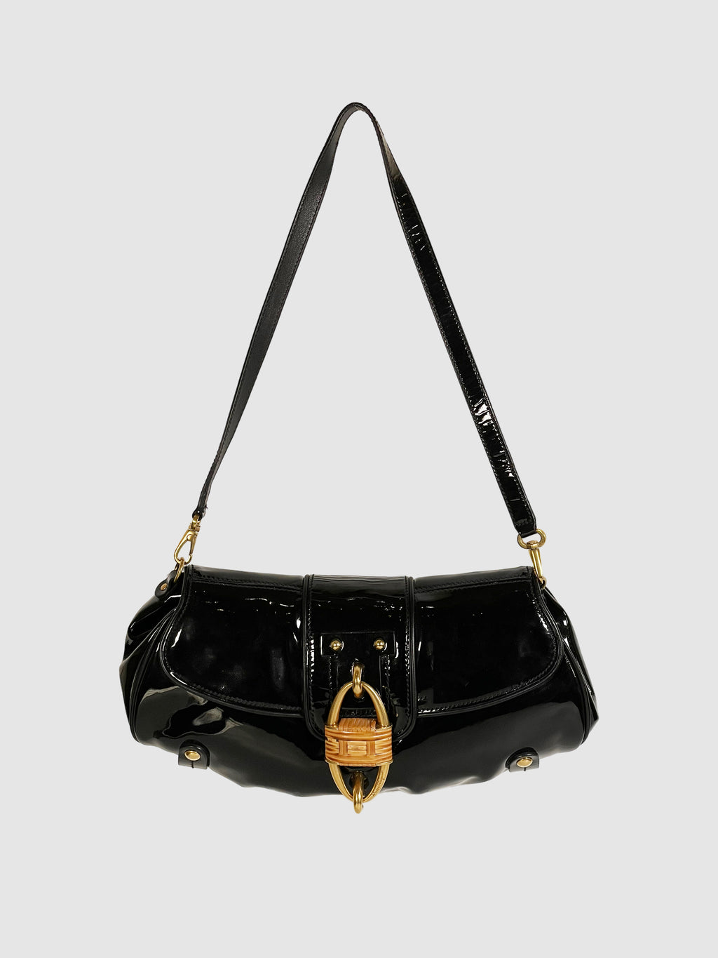Patent Leather Shoulder Bag
