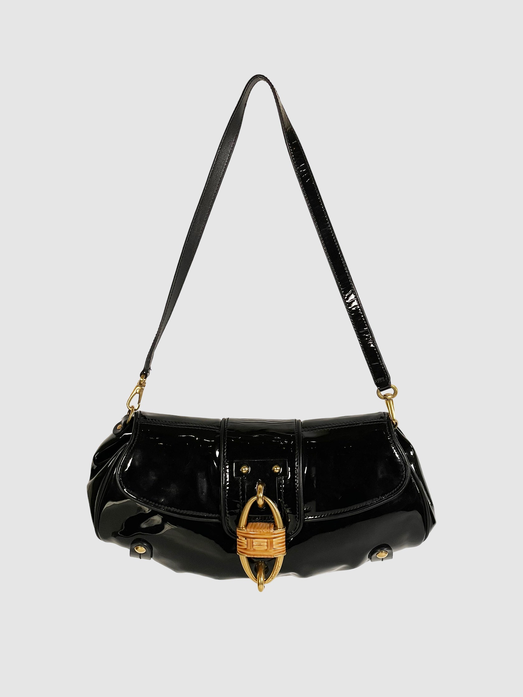 Patent Leather Shoulder Bag