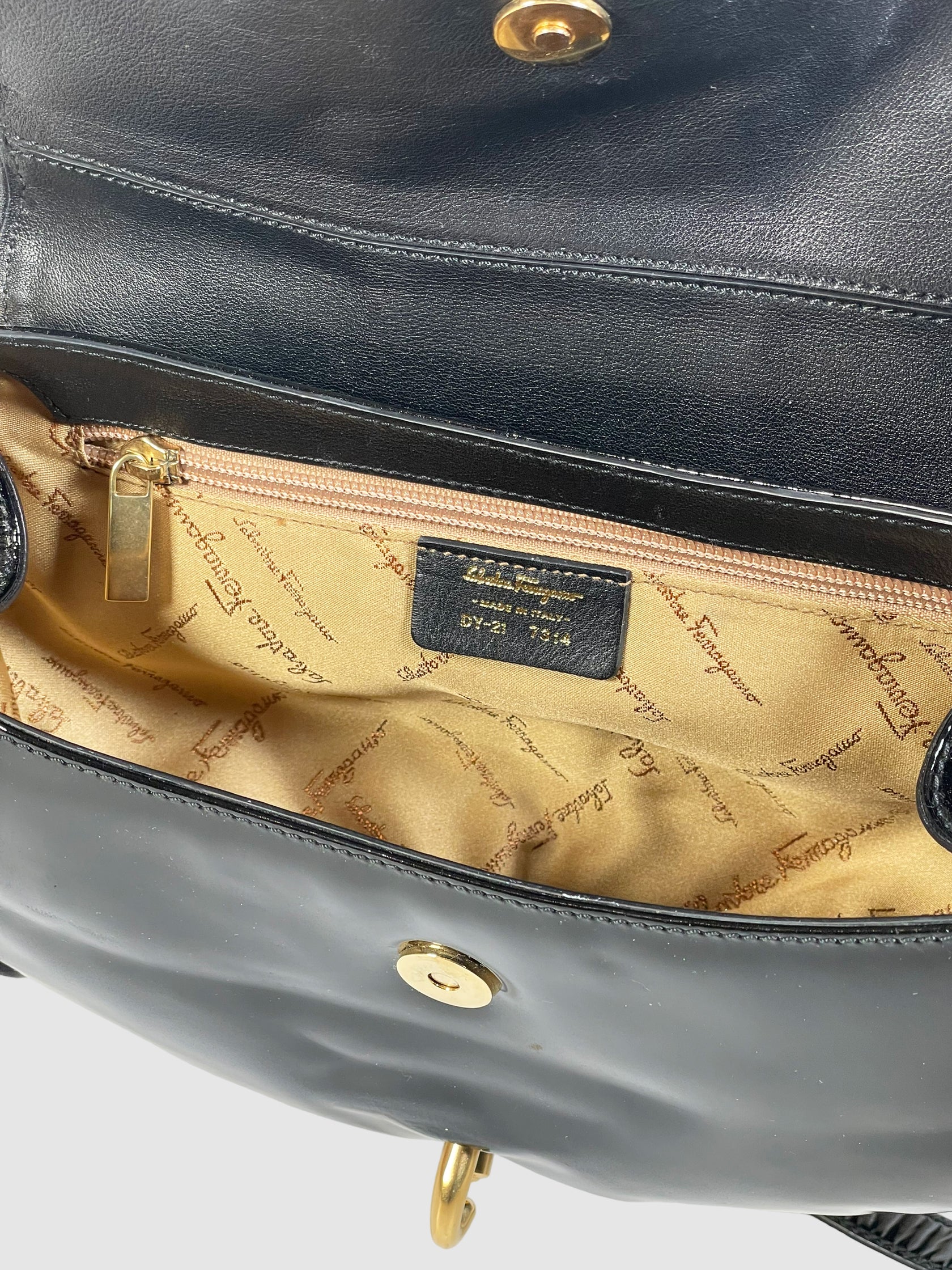 Patent Leather Shoulder Bag