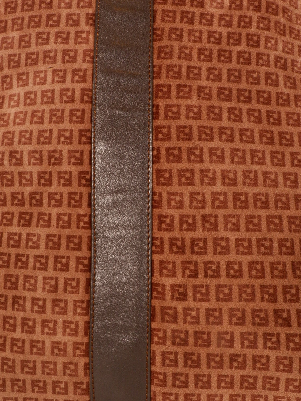 Fendi Vintage Suede Monogram Weekender Bag