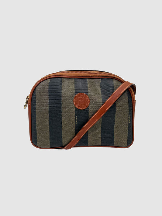 Vintage Pequin Crossbody Bag