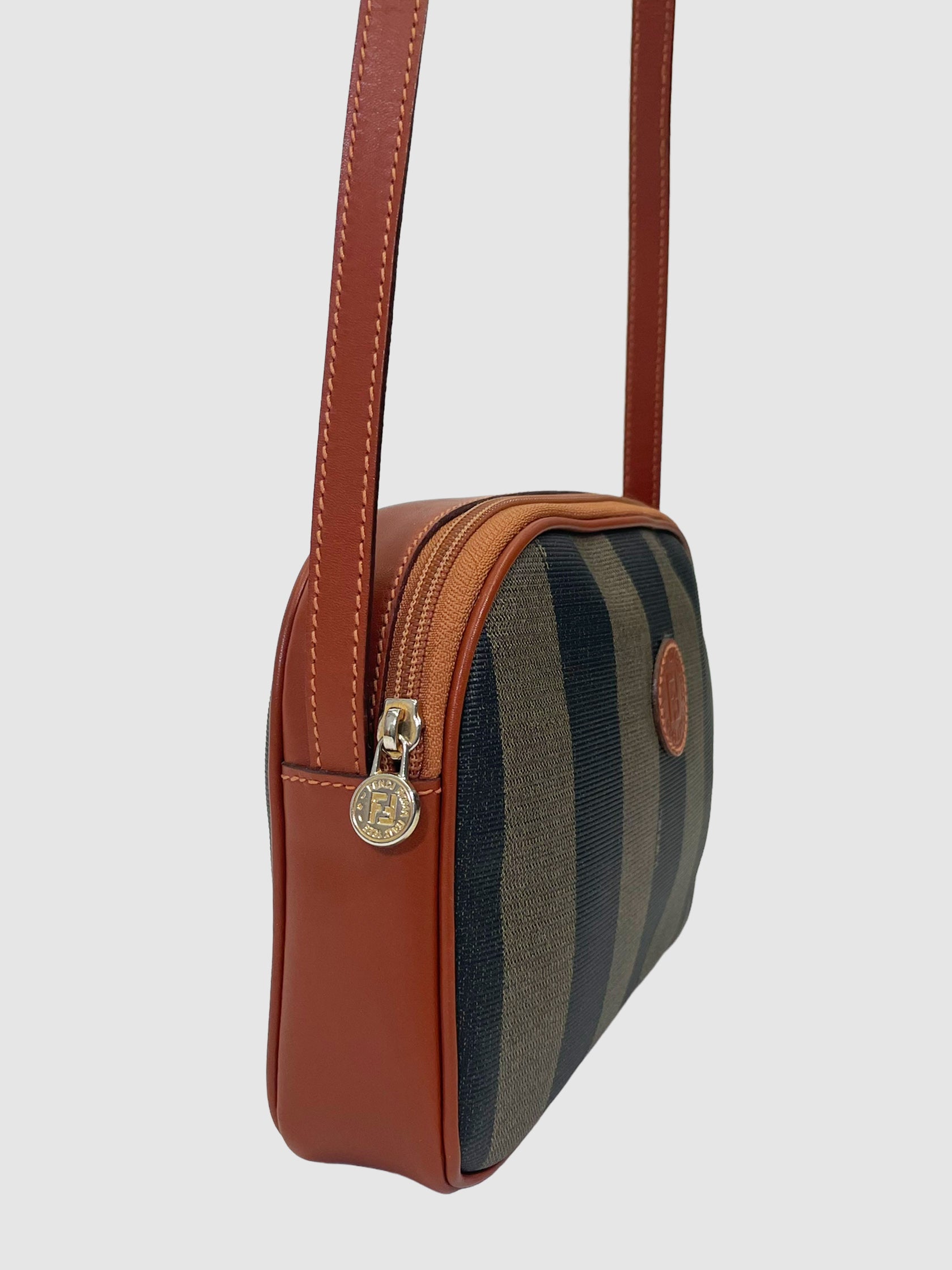 Vintage Pequin Crossbody Bag