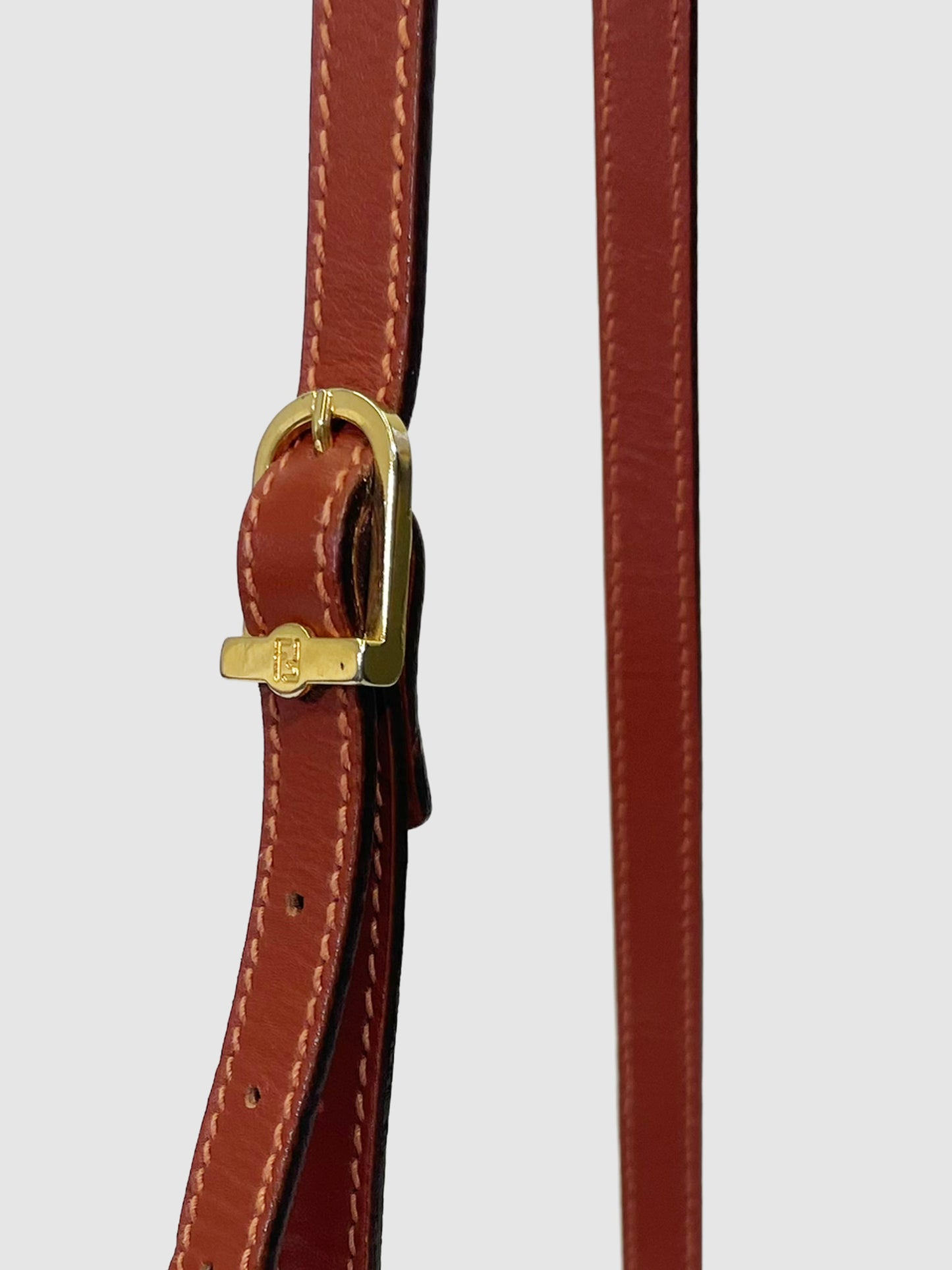 Fendi Vintage Pequin Crossbody Bag