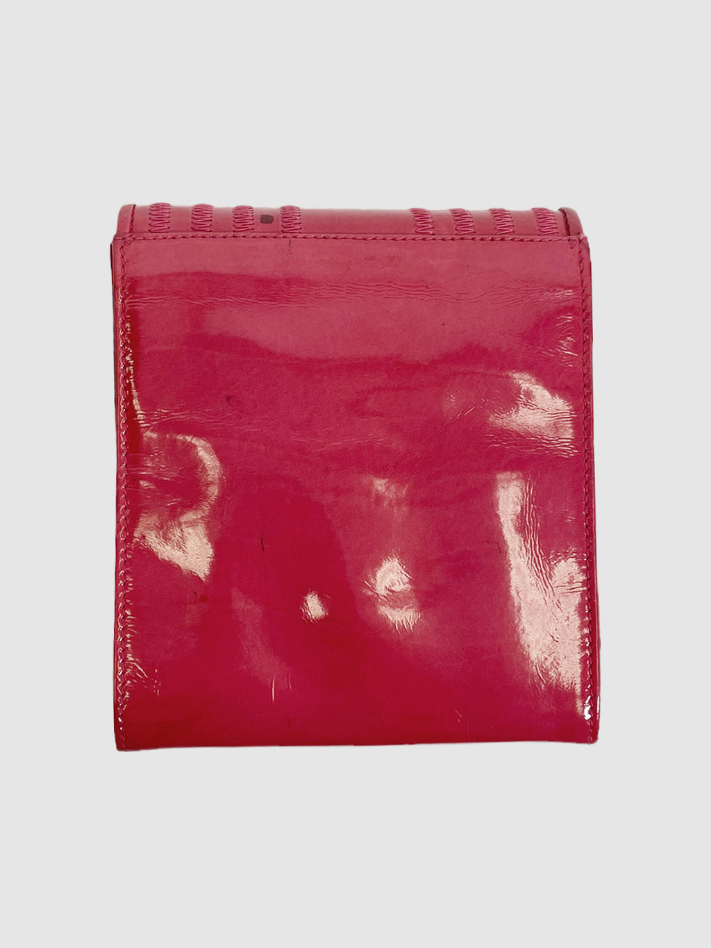 Fendi Mini Coral Patent Leather Purse