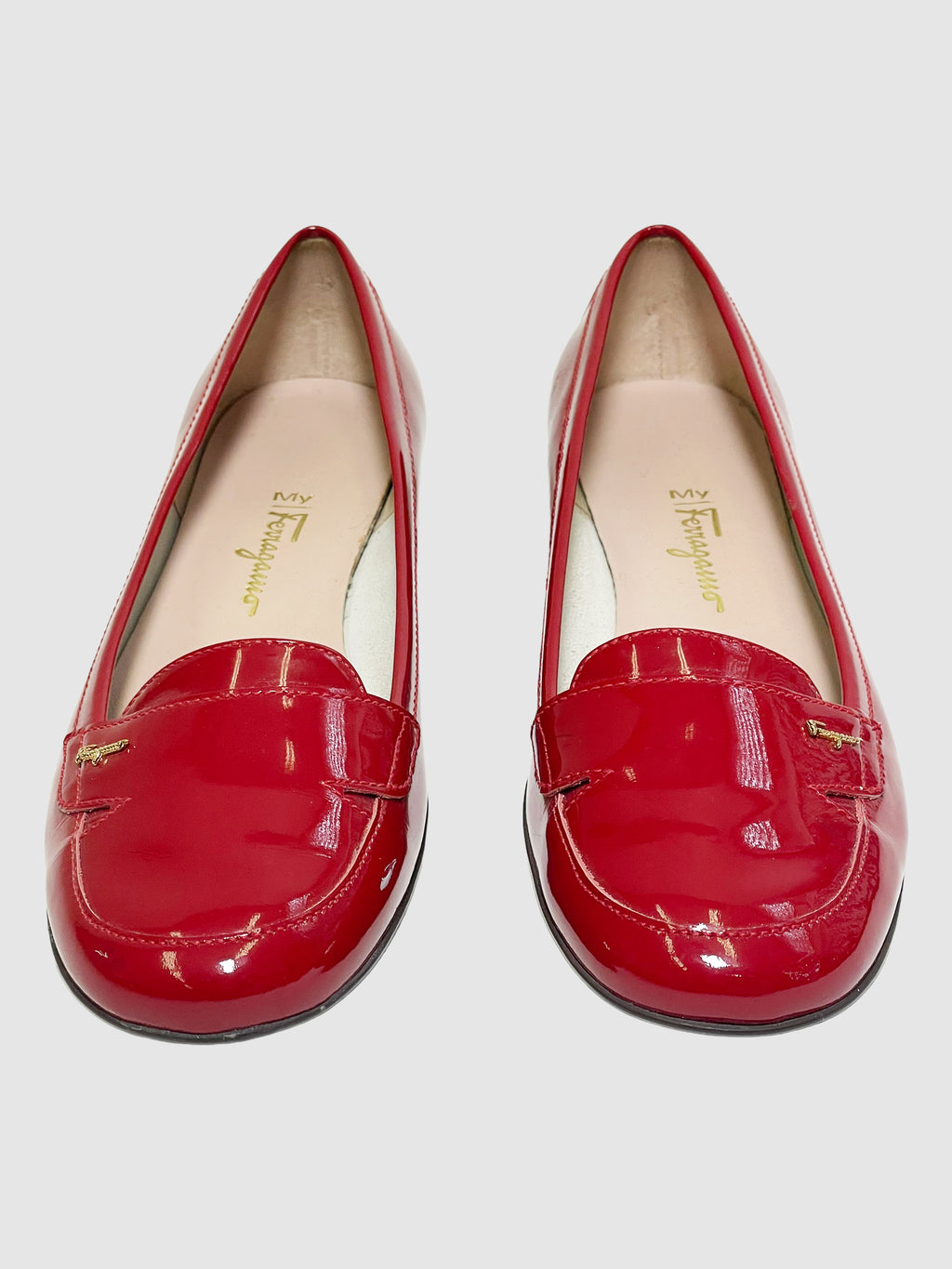 Salvatore Ferragamo Patent Loafers - Size 9
