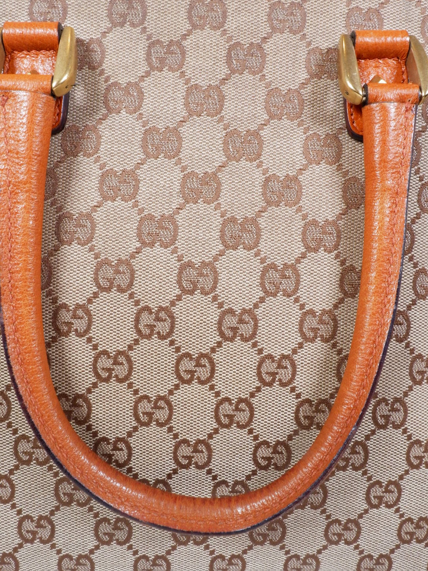 Gucci Nailhead Medium GG Canvas Monogram Tote Bag