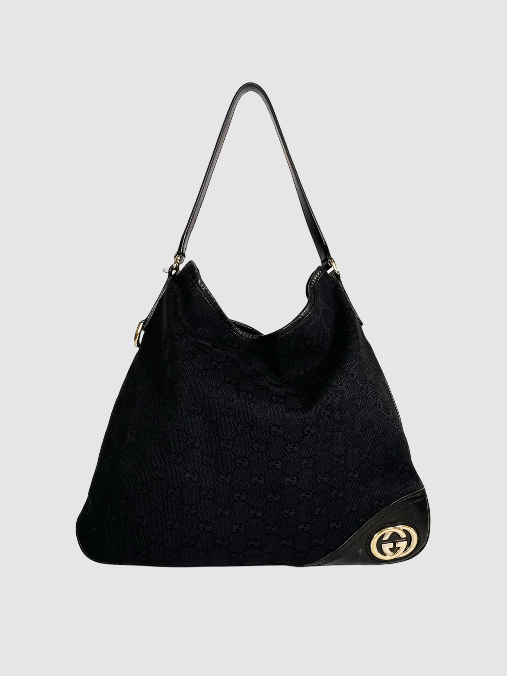 Medium Monogram Canvas Britt Hobo Bag
