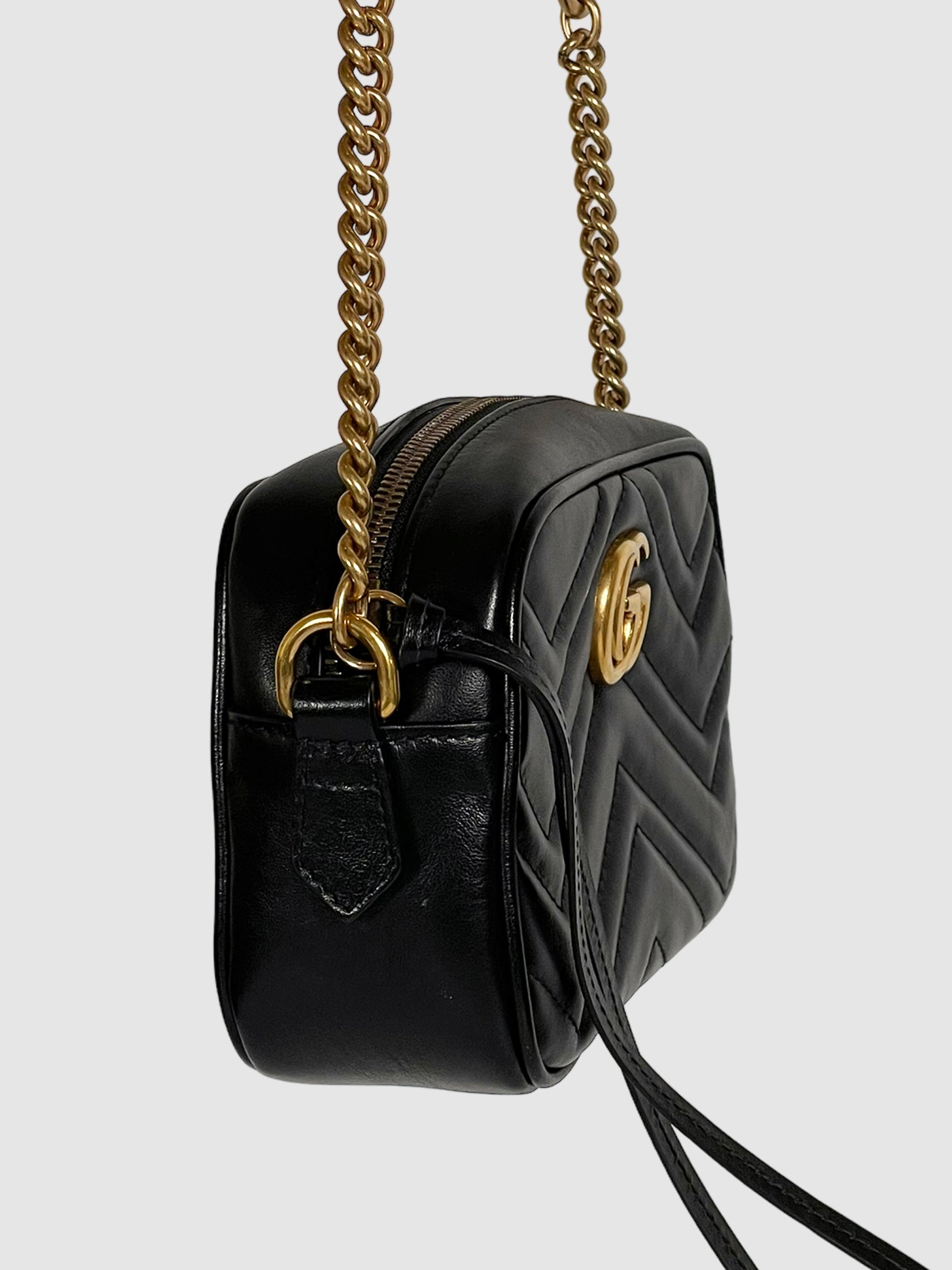 Matelasse GG Marmont Chain Mini Shoulder Bag