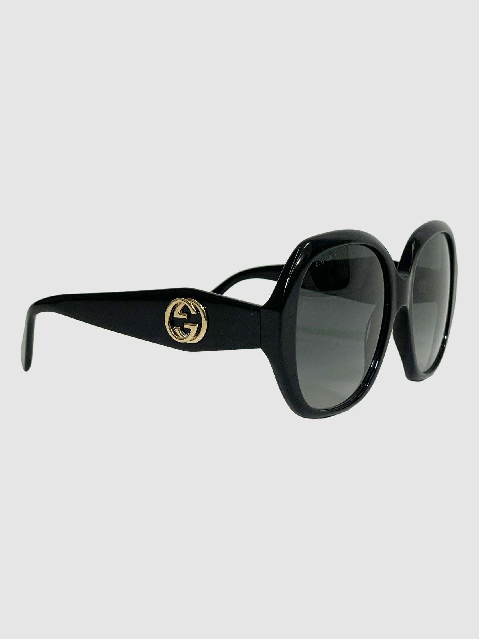 Gucci Interlocking G Logo Oversize Sunglasses