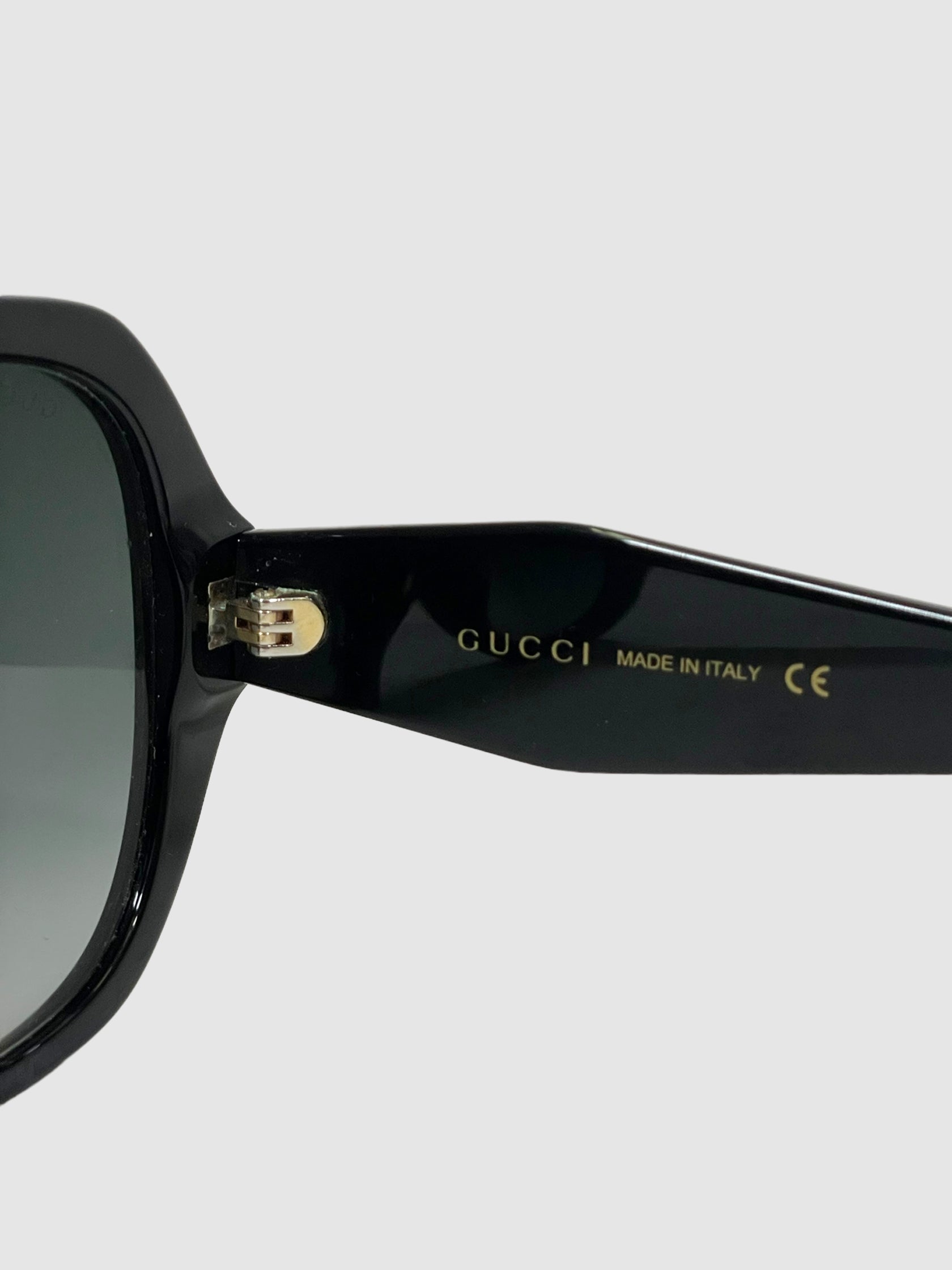 Gucci Interlocking G Logo Oversize Sunglasses