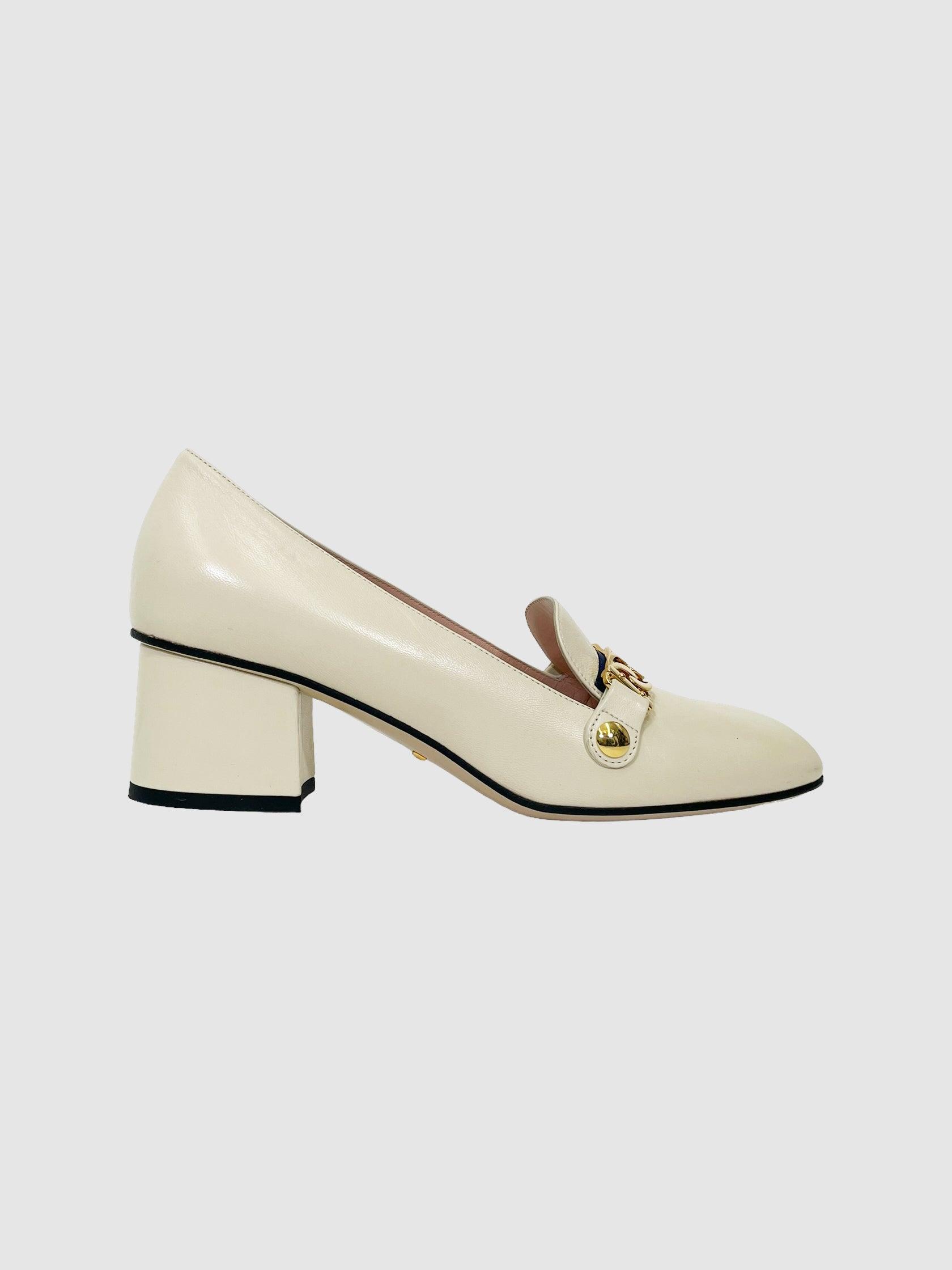 Gucci Beige Loafers - Size 38.5 - Second Nature Boutique