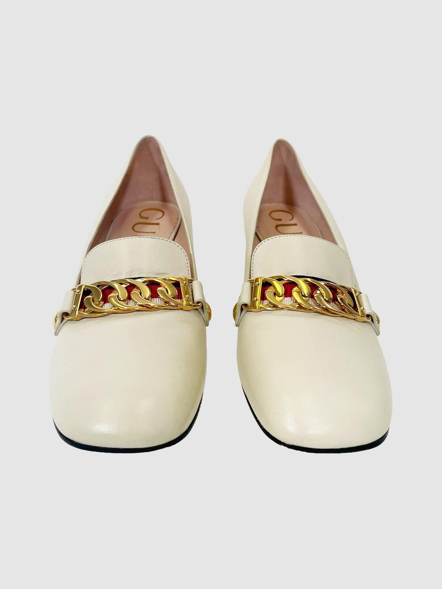 Gucci Beige Loafers - Size 38.5 - Second Nature Boutique