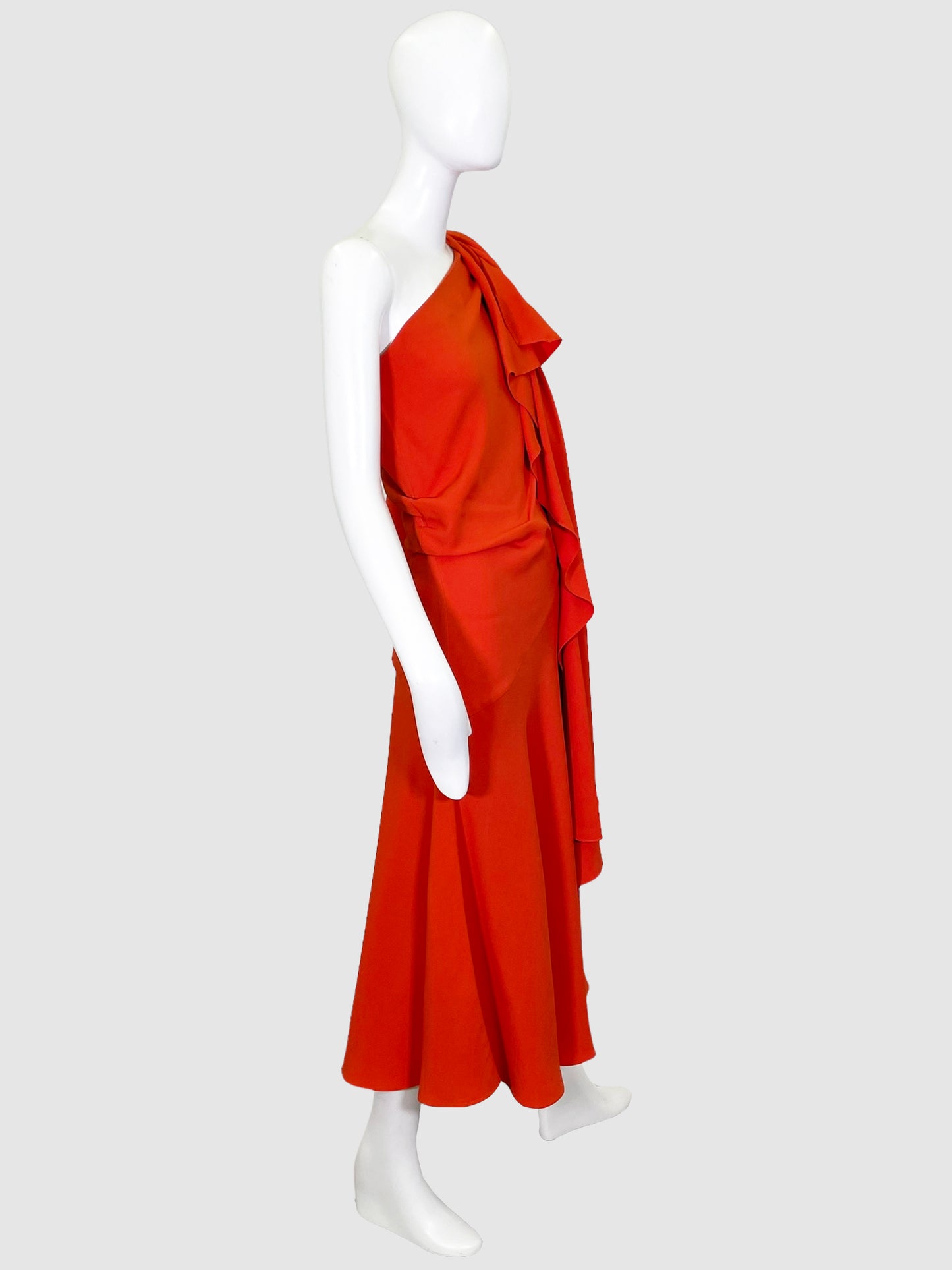 Esteban Cortazar Asymmetrical Maxi Dress - Size M