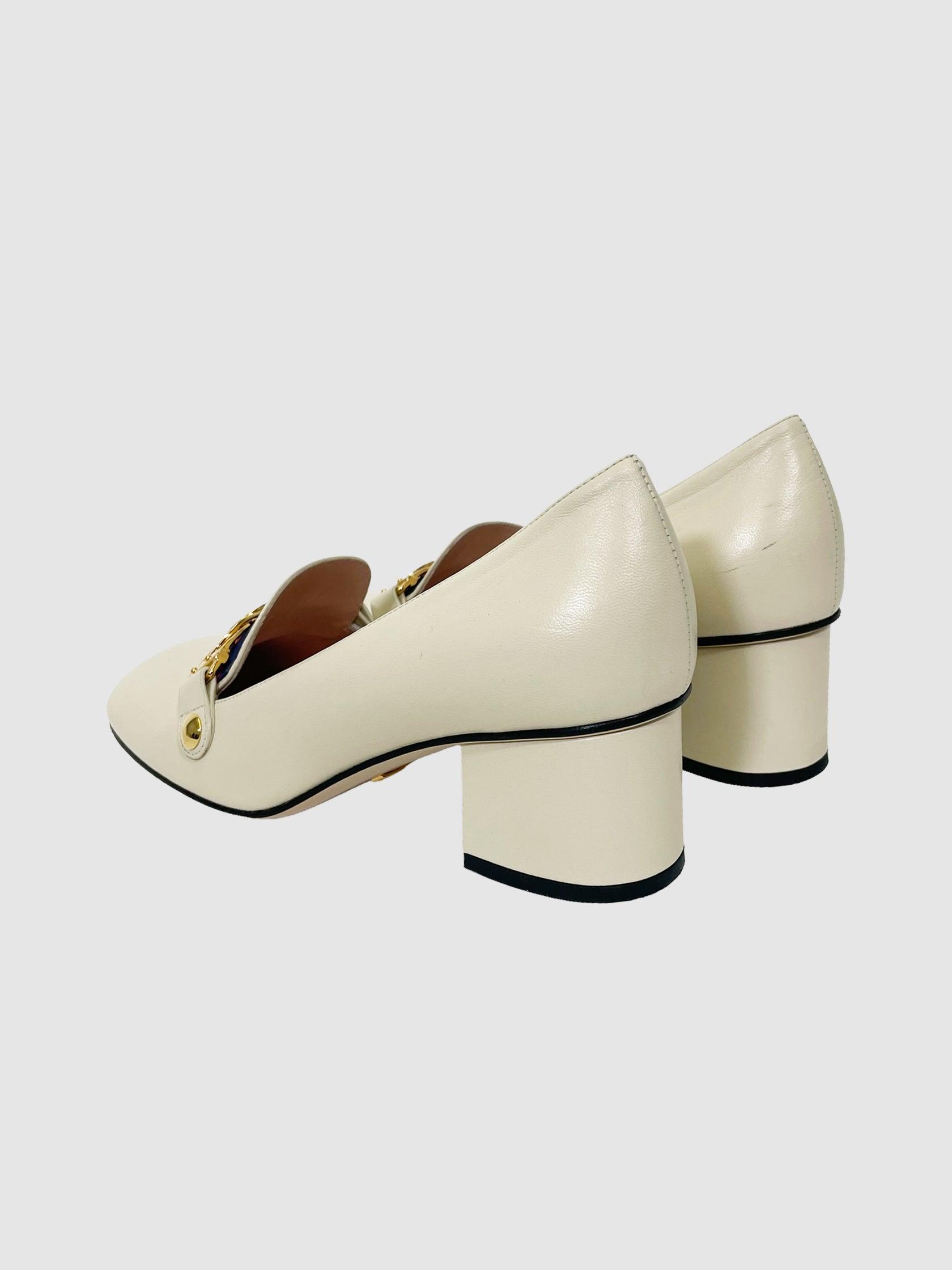 Gucci Beige Loafers - Size 38.5 - Second Nature Boutique