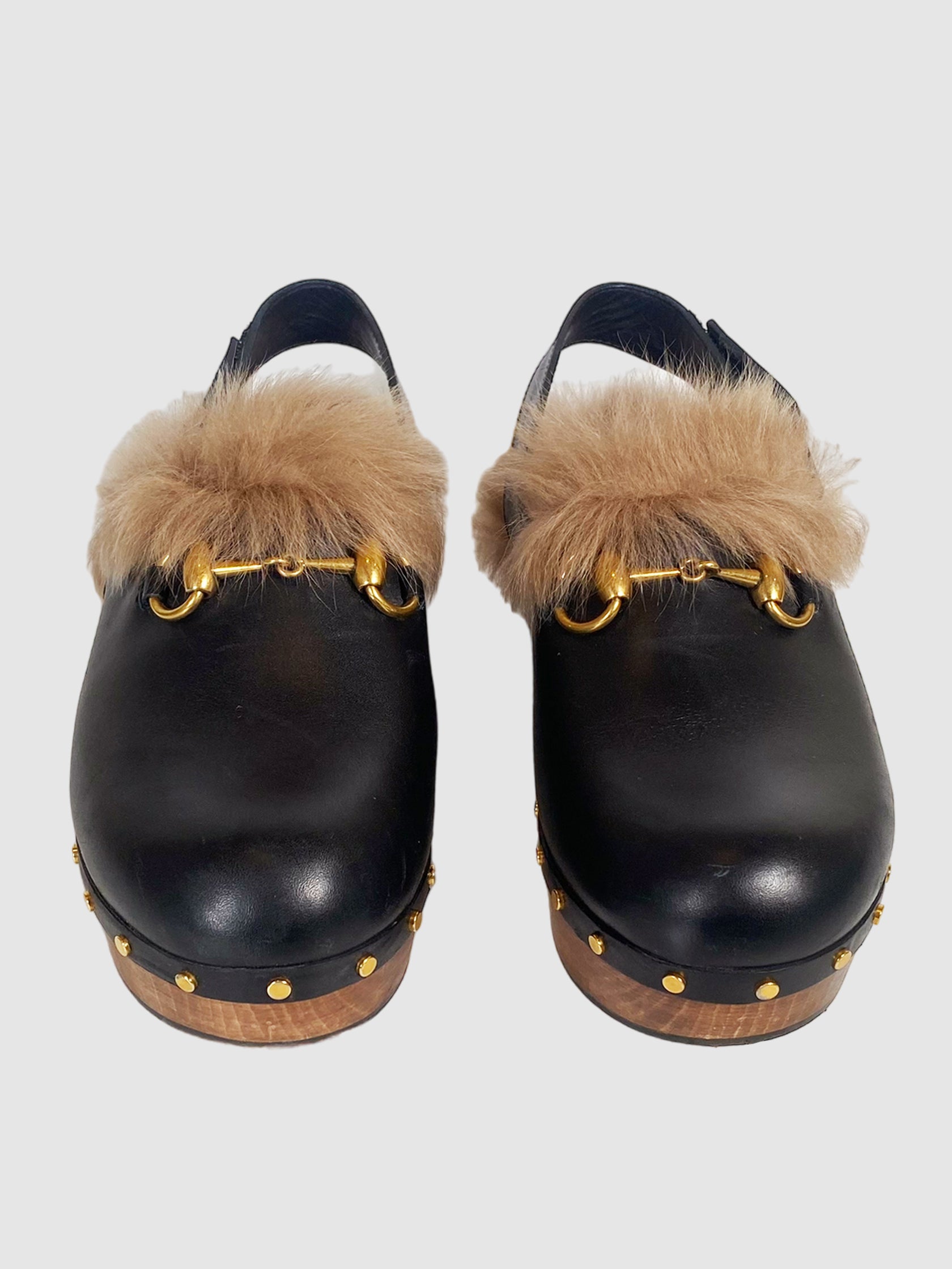 Amstel Fur Lined Clogs - Size 37.5