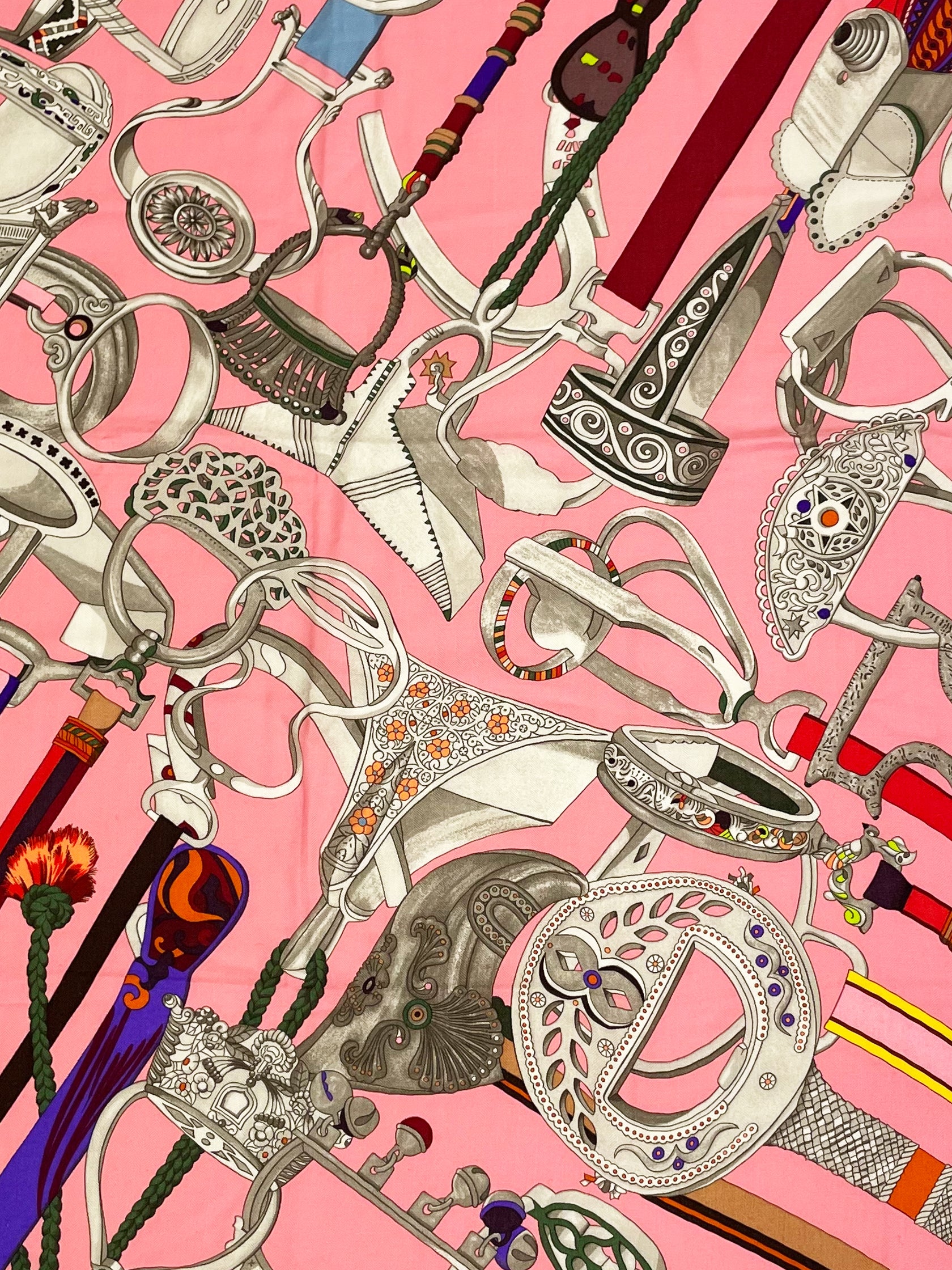"Concours D'etriers" Silk Scarf