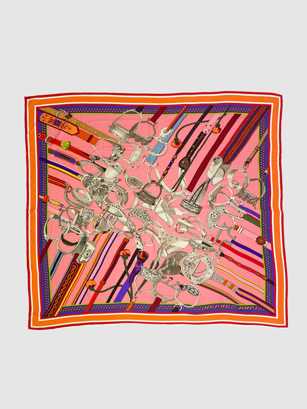 "Concours D'etriers" Silk Scarf